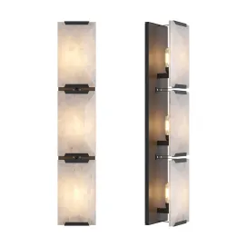 Rh Harlow Calcite Linear Sconce